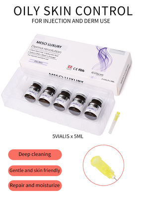 เซรั่มควบคุมความมันสกินบาลานซ์ Meso Luxury 24k Gold Peptide Serum Set ฉลากส่วนตัว OEM