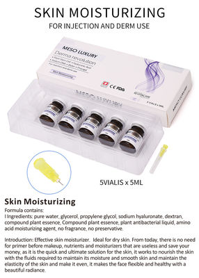 เซรั่มให้ความชุ่มชื้นผิว Mesotherapy 5ml เซรั่มกรดไฮยาลูโรนิกใสสำหรับใบหน้า