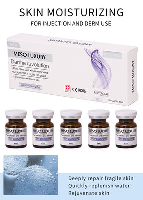 เซรั่มให้ความชุ่มชื้นผิว Mesotherapy 5ml เซรั่มกรดไฮยาลูโรนิกใสสำหรับใบหน้า