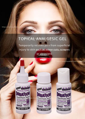ระยะเวลา Anesthetic Tattoo Numbing Gel 10g โลโก้ OEM สำหรับการแต่งหน้าถาวร