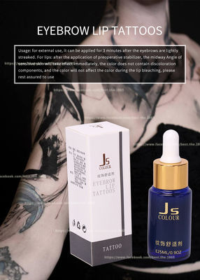 โปร่งใส JS Tattoo Numbing Solution Anti Allergy Numbing Gel แต่งหน้าถาวร numb liquid