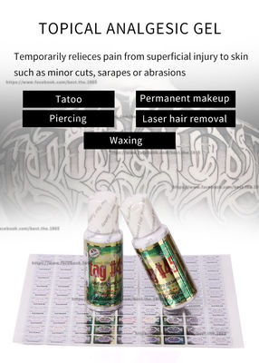 Microneedling TAG#45 Numbing Gel Tattoo Anesthetic Instant Pain Relief Gel 10g