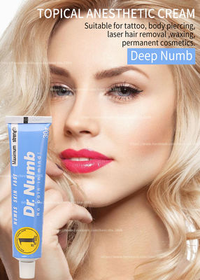 เครื่องสําอางแบบถาวร ครีมเบาผิว Dr Numb Lip Eyebrow Eyeliner Tattoo ครีมเบาผิว