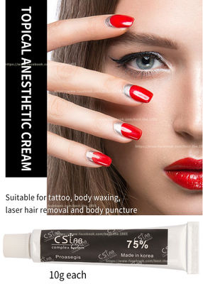 CS Lab 75% Numb Anesthetic Cream สักเฉพาะที่ Numbing Cream สำหรับ Lip Eyebrow Tattoo Microneedling