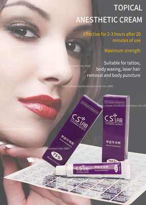 ครีมบําเพ็ญบีบคันตา ครีมบําเพ็ญ CSLab 75% เครื่องสําอางแบบถาวร ครีมลิโกไคน์