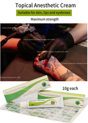 Skin Tattoo Numb Anesthetic Cream 10g Dr Numb Super Numb มีประสิทธิภาพ OEM Available
