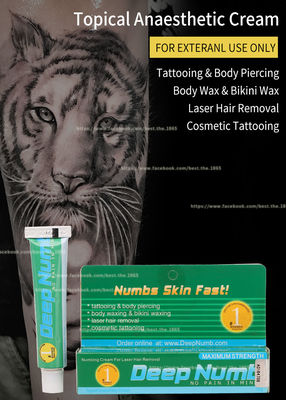 TKTX Deep Numb Anesthetic Lidocaine Tattoo Cream 10g หยุดปวด ใช้เอฟเฟกต์ 20 นาที นาน 3 ชั่วโมง