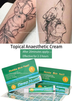 TKTX Deep Numb Anesthetic Lidocaine Tattoo Cream 10g หยุดปวด ใช้เอฟเฟกต์ 20 นาที นาน 3 ชั่วโมง