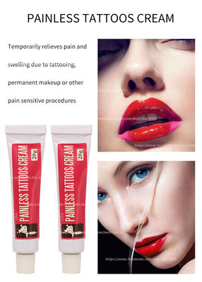 TKTX Tattoo Numb Cream เครื่องสําอางแบบถาวร เครื่องสําอางแบบเบาประสาท เครื่องสําอาง Lidocaine ครีมริมฝีปาก