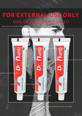 30g Numb Anesthetic Cream / Dr Numb Tattoo Numbing Cream เอฟเฟกต์ยาวนาน 3 ชั่วโมง