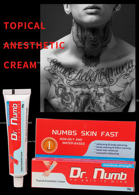 30g Numb Anesthetic Cream / Dr Numb Tattoo Numbing Cream เอฟเฟกต์ยาวนาน 3 ชั่วโมง