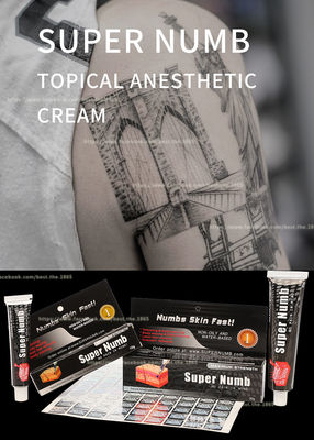 Super Numb 10g 30g Tattoo Stop Pain Cream ครีมขาวอมชมพู ทา 20 นาที เห็นผล 3 ชั่วโมง ราคาส่ง