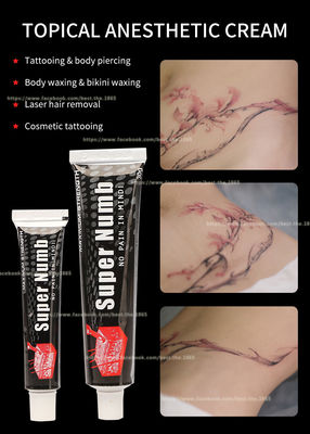 Super Numb 10g 30g Tattoo Stop Pain Cream ครีมขาวอมชมพู ทา 20 นาที เห็นผล 3 ชั่วโมง ราคาส่ง