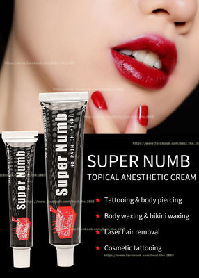 Super Numb 10g 30g Tattoo Stop Pain Cream ครีมขาวอมชมพู ทา 20 นาที เห็นผล 3 ชั่วโมง ราคาส่ง