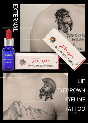 JINLONG Tattoo Anesthetic Liquid ของเหลวใสแช่แข็งน้ำแข็ง Pain Stop Liquid 20ml