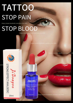 JINLONG Tattoo Anesthetic Liquid ของเหลวใสแช่แข็งน้ำแข็ง Pain Stop Liquid 20ml