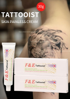 30G ครีมชาระงับความรู้สึก / F&E Tattooist Skin Painless Cream ยาวนาน 3 ชั่วโมง