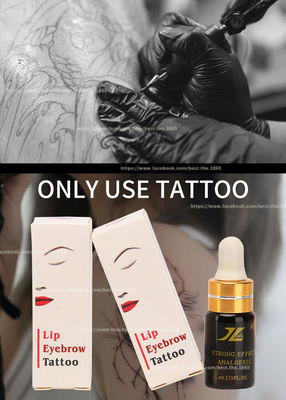 5ml Lip Tattoo Anesthetic Solution Liquid ไม่เจ็บปวดอย่างมีประสิทธิภาพยาวนาน 3 ชั่วโมง Tattoo Numbing Liquid