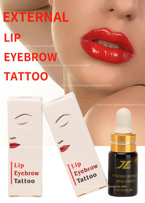5ml Lip Tattoo Anesthetic Solution Liquid ไม่เจ็บปวดอย่างมีประสิทธิภาพยาวนาน 3 ชั่วโมง Tattoo Numbing Liquid