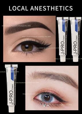 J Pro Tattoo Licocaine numb Cream 10g Stop Pain Anesthetic Cream For Waxing Tattoo แต่งหน้าถาวร