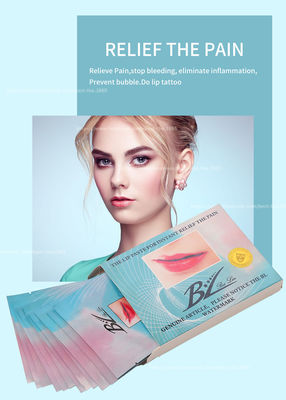 Stop Bleeding Anesthetic Lip Paste แผ่นรองพื้นแต่งหน้าถาวร Anti Allergy
