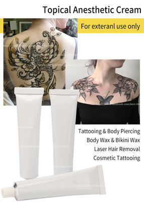 แว็กซ์สัก Tattoo Painless White Tube 30G Numb Anesthetic Cream White 30g Lidocaine TGel polishcal Cream