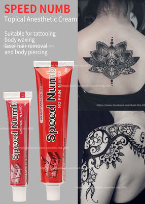 ประสิทธิภาพสูง Speed ​​Numb Tattoo Cream 10g 30g Tattoo Anesthetic Numbing Cream Lip Eyebrow Body Tattoo