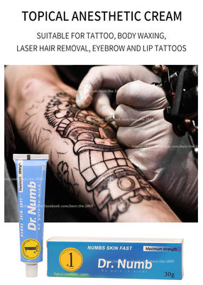 DR NUMB 10g Tattoo Painless Cream ครีม Lidocaine ครีมแต่งหน้าถาวร Numbing Cream อายไลเนอร์ Tattoo Numb Cream