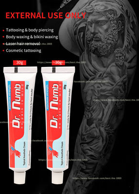 Dr Numb 30g แต่งหน้าถาวร Tattoo Numb Cream ไม่เจ็บปวด Lidocaine Cream ขายส่งราคาแท็ก #45 เจล 30ml TKTX TATTOOIST
