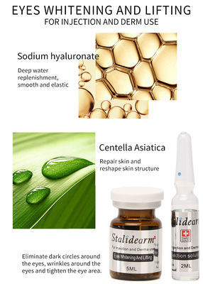 โซลูชันเมโสเธอราปีสำหรับไวท์เทนนิ่งและยกกระชับรอบดวงตา Exosome Skin Booster