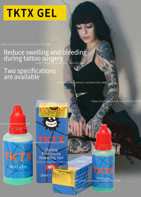 ต้นฉบับ 40% Green TKTX Numbing Gel Cream มีประสิทธิภาพสูง 15ml 30ml