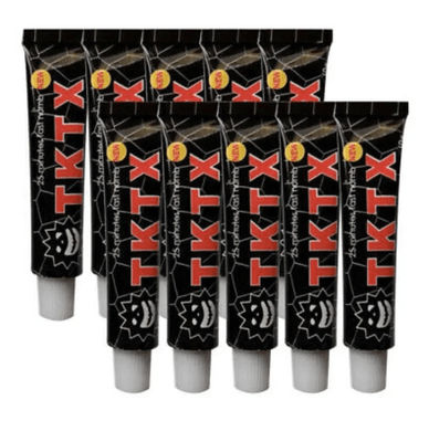 สีดำ 55% TKTX Tattoo Numbing Cream PMU Eyebrow Lip Body Tattoo Aftercare Ointment