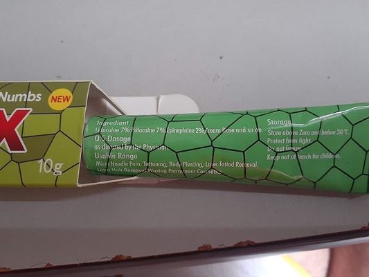 Original Green TKTX Tattoo Numbing Cream 55% 10g เลเซอร์กำจัดขน
