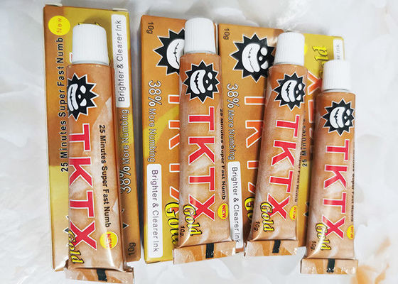 หยุดปวด TKTX Tattoo Numbing Cream Gold 10g Lidocaine Microblading