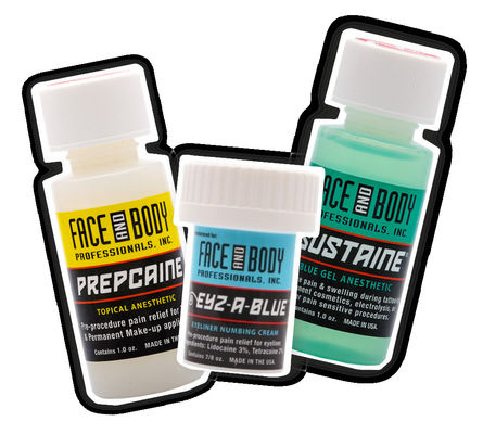 Lidocaine Sustaine Blue Gel Anesthetic Tattoo ทำให้มึนงง 1.2OZ Anti Allergy
