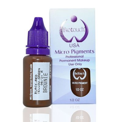 Biotouch 15ml เม็ดสีบริสุทธิ์ Microblading แต่งหน้าหมึกสักถาวร