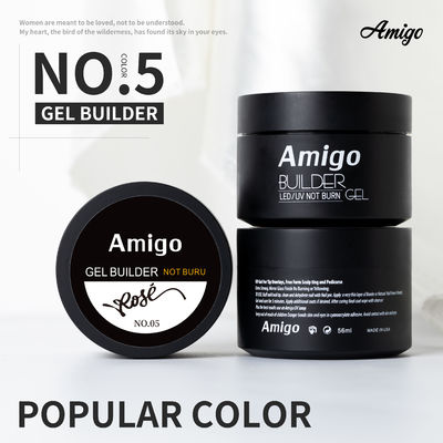 56ml UV Nail Builder Gel No.5 ไม่มีกลิ่น HQ ฟรีเคลือบแข็ง 20 สี