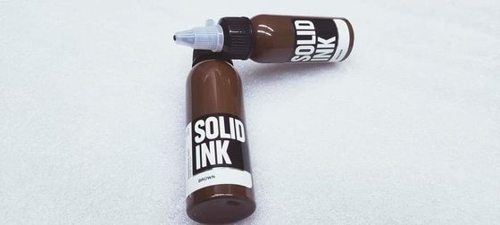 เม็ดสีแต่งหน้าถาวรสีธรรมชาติ 30ML 60ML หมึกแข็งสักหมึก