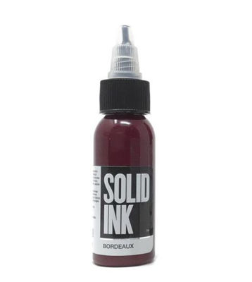 หมึกสัก Bordeaux Solid Ink 60ML 120ML FDA Approved