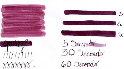 หมึกสัก Bordeaux Solid Ink 60ML 120ML FDA Approved