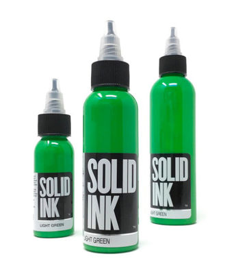 Green Micro Solid Ink หมึกสักสี 30ML 60ML 120ML 260ML
