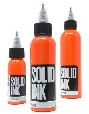 เม็ดสีแต่งหน้าถาวรบริสุทธิ์ หมึกสักสีส้ม หมึกสักร่างกายที่เป็นของแข็ง 30ML 60ML 120ML 260ML