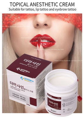 ครีมทาเฉพาะที่ 450G / ครีมทำให้มึนงงสำหรับแต่งหน้าถาวร Microneedling สักใบหน้า