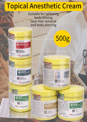 15.6% 29.9% J CAIN Numb Anesthetic Cream 500 กรัม Tattoo Lidocaine Cream Stable Color สำหรับ Tattoo