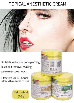 15.6% 29.9% J CAIN Numb Anesthetic Cream 500 กรัม Tattoo Lidocaine Cream Stable Color สำหรับ Tattoo