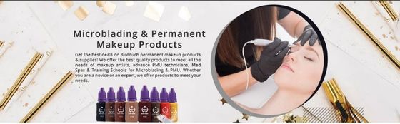 15ml Biotouch Microblading Pigment หมึกเครื่องสำอางแต่งหน้าถาวรสีน้ำตาล 1/2 OZ