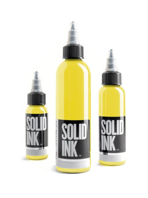 120ML 260ML หมึกสักสีเหลืองสดใสปลอดสารพิษรอยสักอินทรีย์