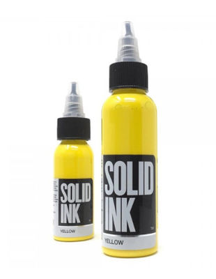 120ML 260ML หมึกสักสีเหลืองสดใสปลอดสารพิษรอยสักอินทรีย์