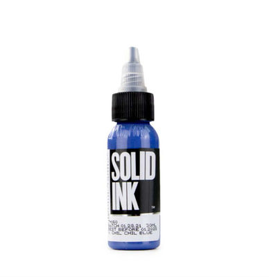 Solid Blue Vibrant Tattoo Ink ปราศจากความโหดร้าย 30ml 60ml 120ml 260ml