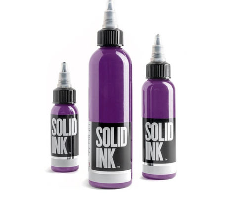 Vegan Friendly Solid Ink Tattoo Ink Purple Grape Super Concentrated cruelty free